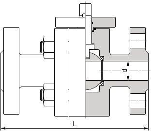 Inconel600球閥結(jié)構(gòu)示意圖